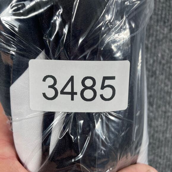 Smitty 1/4 Zip Referee Shirt Men's 2XL Black/White Long Sleeve Stretch Mesh - Picture 9 of 9